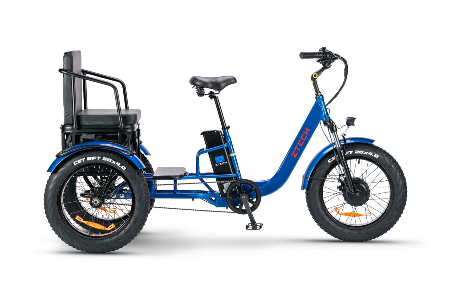 Bici Trike Elettrica Zt-80c velocità massima 25km/h autonomia 30km 250W 48V