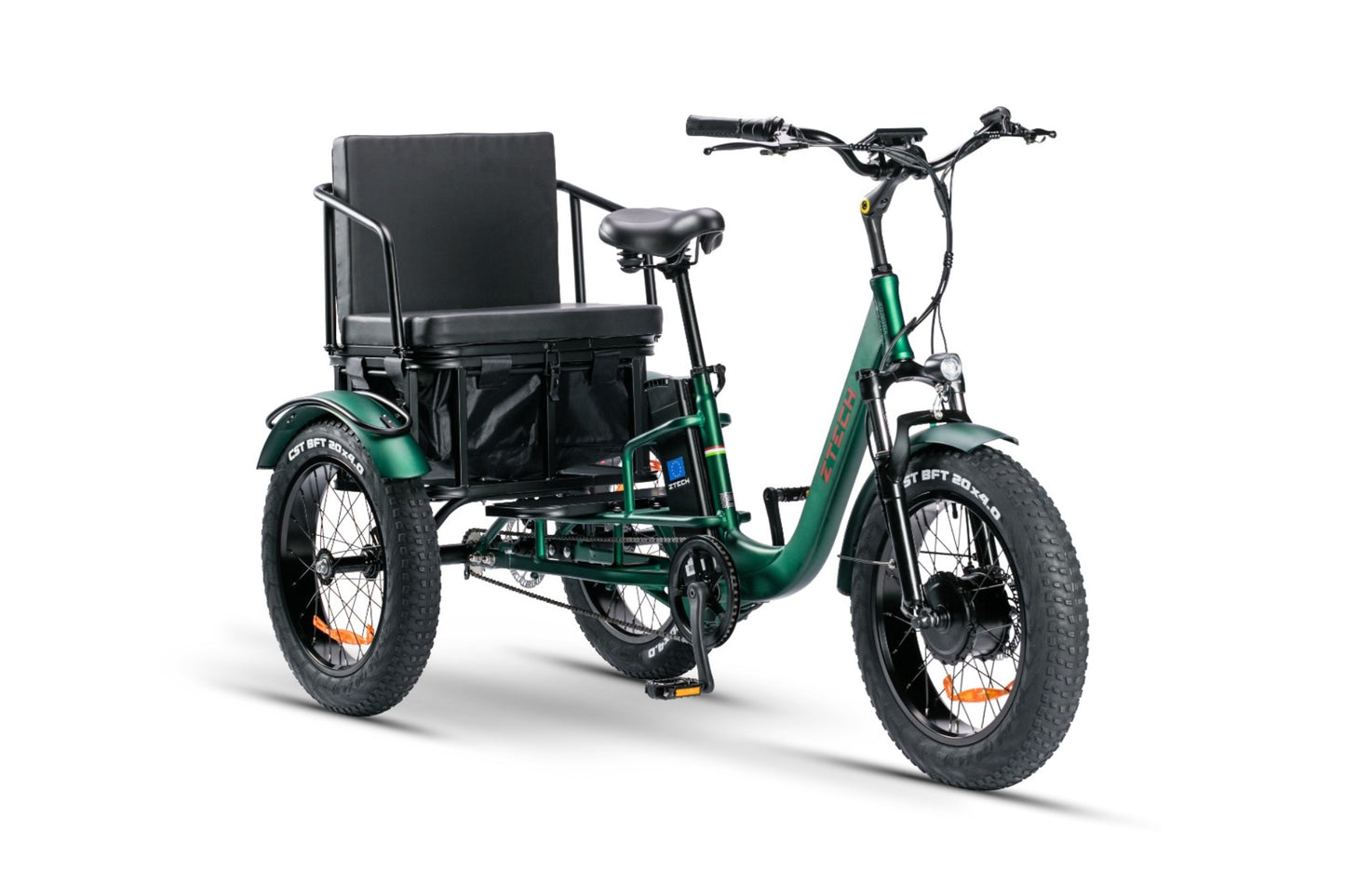 Bici Trike Elettrica Zt-80c velocità massima 25km/h autonomia 30km 250W 48V