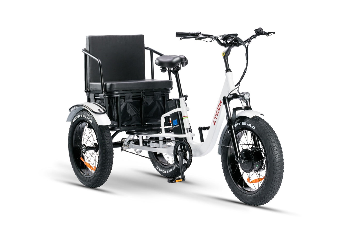 Bici Trike Elettrica Zt-80c velocità massima 25km/h autonomia 30km 250W 48V