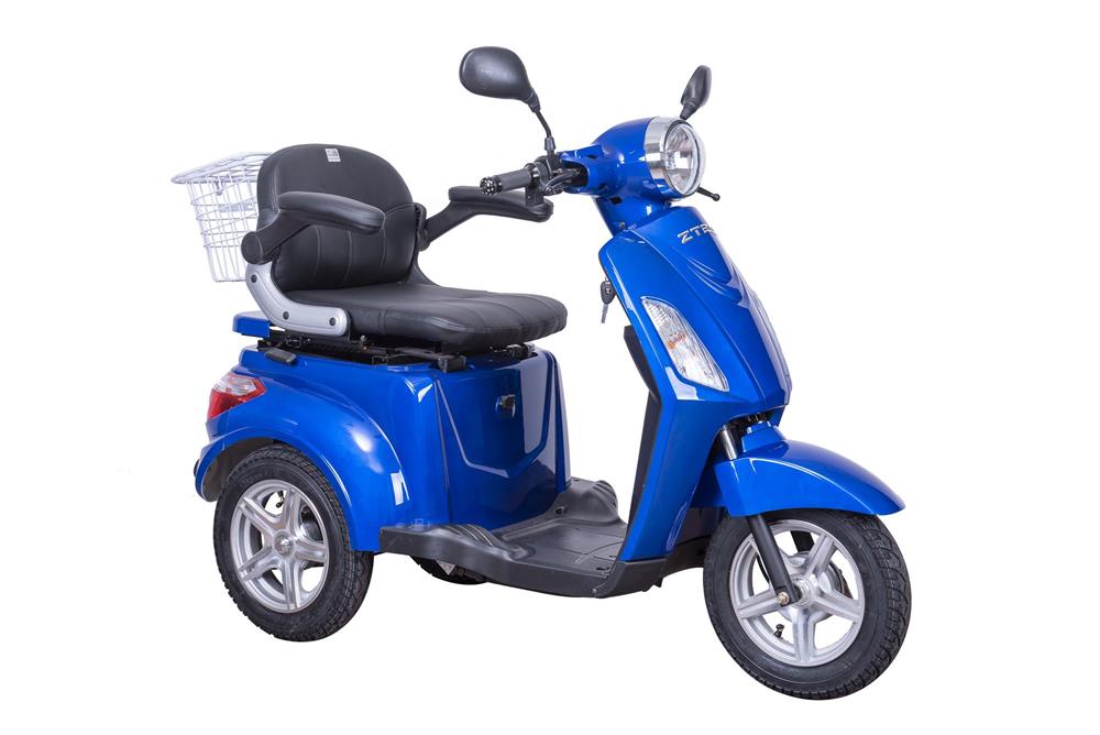 Scooter elettrico 3 ruote Disabili Anziani Z-Tech ZT-15-E Trilux Plus 25km/h 48v 20ah